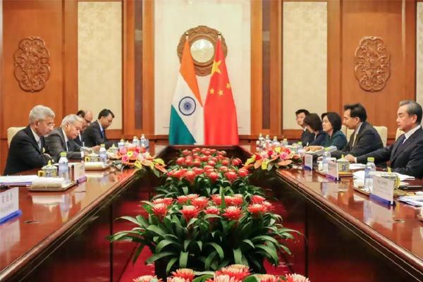 S Jaishankar Meets Chinese FM Wang Yi On Sidelines Of SCO Summit