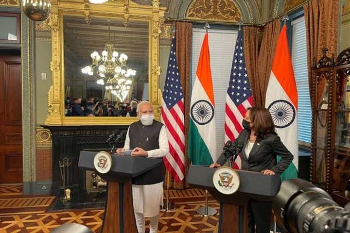 PM Modi and Kamala Harris