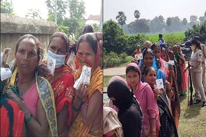 Bihar Panchayat elections EVM problem in Munger Tarapur delay in voting at many places Bihar Panchayat elections EVM problem in Munger Tarapur delay in voting at many places