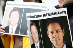 two canadians detained in china on spying charges released from prison