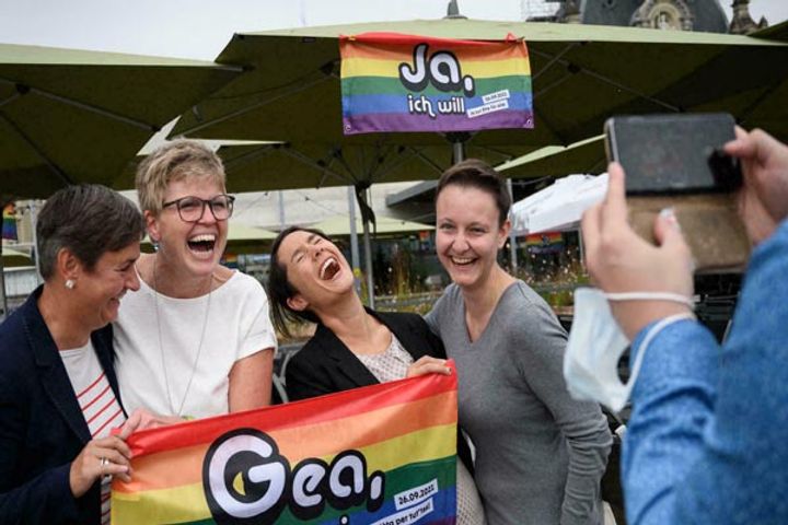 Same sex marriage allowed in Switzerland