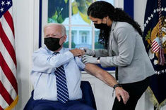 Biden gets booster shot