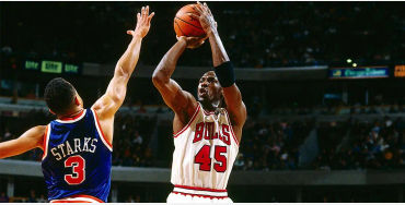 Michael jordan 3 point online