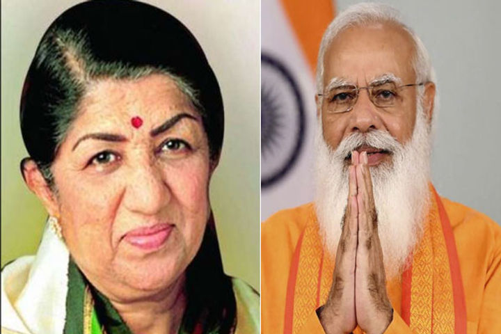 PM Modi wishes music queen Lata Mangeshkar on her birthday PM Modi wishes music queen Lata Mangeshkar on her birthday