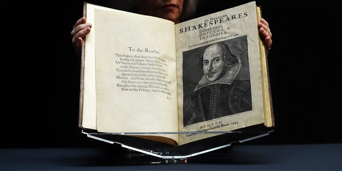 William Shakespeare's First Folio, Shakespeare, William Shakespeare, William Shakespeare book, 