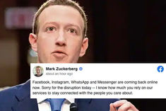 Mark Zuckerberg on FB outage 