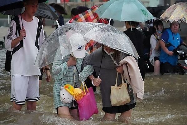 Floods in China's Shanxi