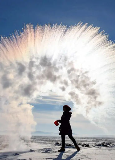 hot water, cold water, hot water freezing, cold water freezing, hot water cold water