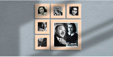 Anne Frank, martin luther king jr, anne frank birth, martin luther king jr facts