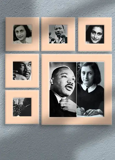 Anne Frank, martin luther king jr, anne frank birth, martin luther king jr facts