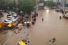 floods caused by torrential rains in China