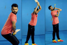 Virat Kohli mimics Shikhar Dhawan