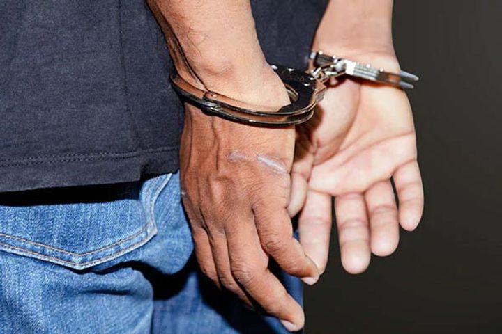 Gangster arrested Gangster arrested
