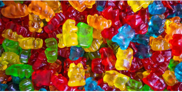 gummy bears, gummy treats, gummy fruits, gummy snacks, gummy cola