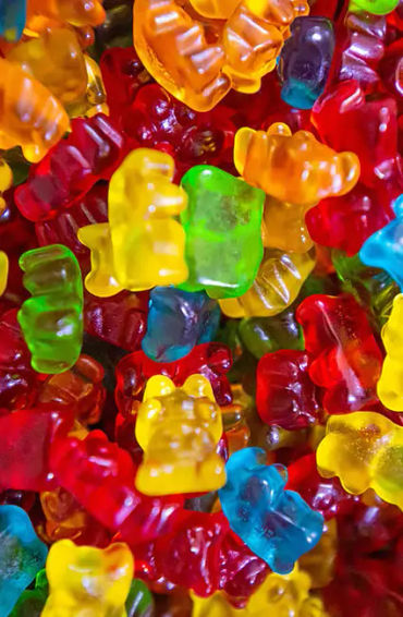 gummy bears, gummy treats, gummy fruits, gummy snacks, gummy cola
