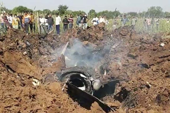 IAF plane crashes in Bhind IAF plane crashes in Bhind