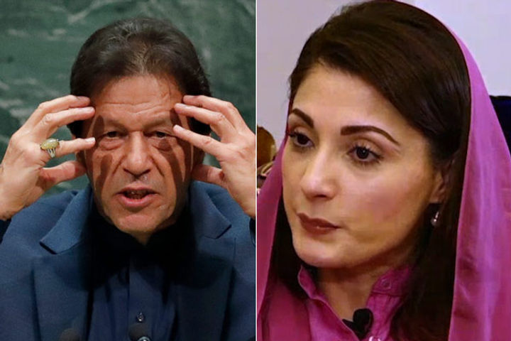 maryam nawaz and imran khan