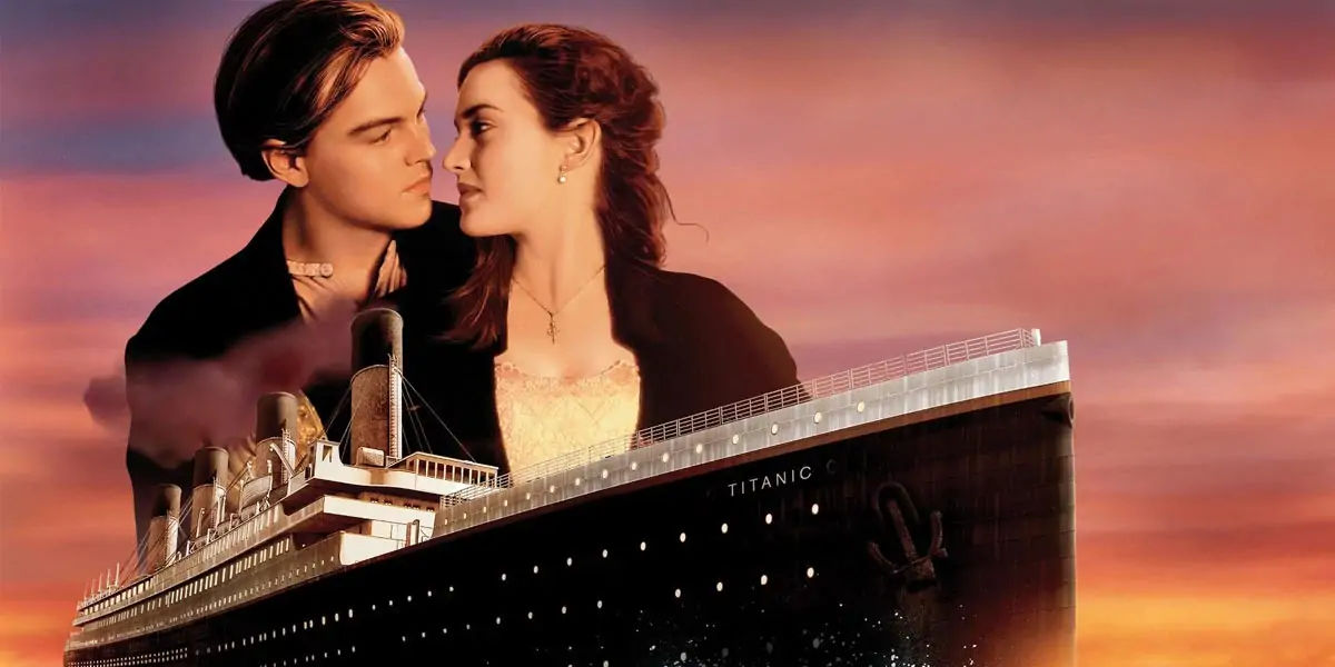 titanic, titanic premiere, Leonardo DiCaprio, Kate Winslet