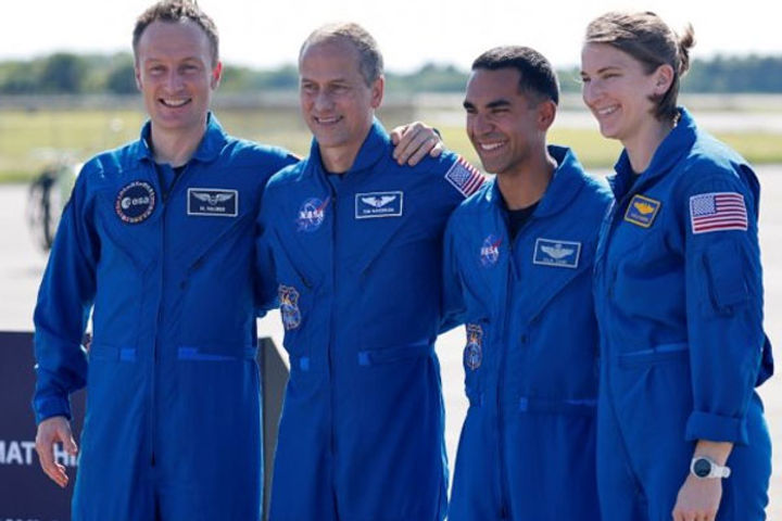 Four NASA astronauts are going to the International Space Station for this mission