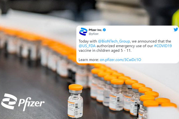 FDA approves Pfizer corona vaccine for children aged 5 to 11