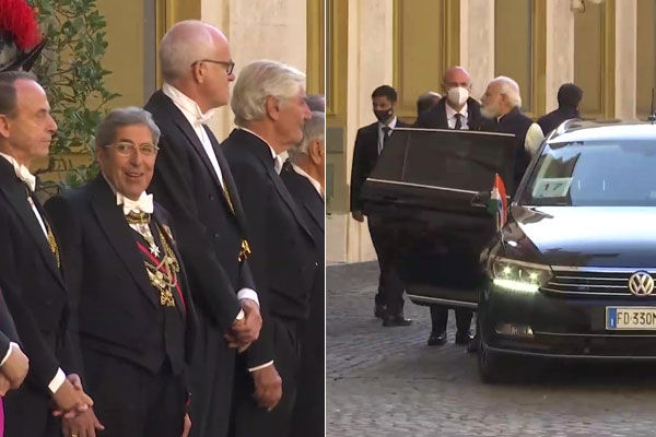 PM Modi leaves from Vatican after meeting Pope