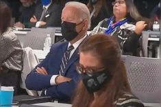 Joe Biden was seen sleeping at the climate change conference, the video went viral