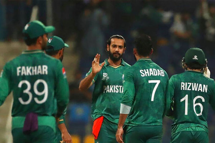 Pakistan beat Namibia by 45 runs to enter semi-finals