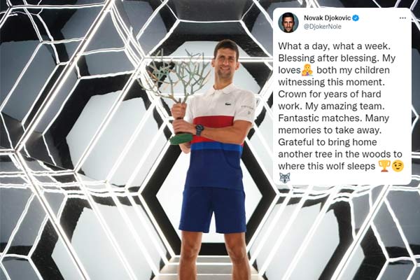 Paris Masters Novak Djokovic downs Daniil Medvedev for record sixth title
