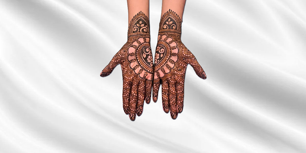 Mehndi (Henna) design on the hands of a Hindu bride | Download Scientific  Diagram