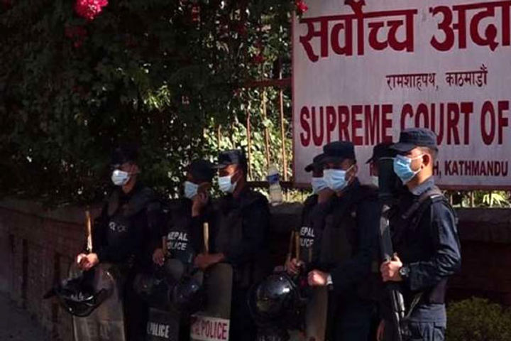 protest against chief justice