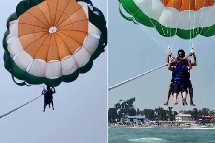 parasailing