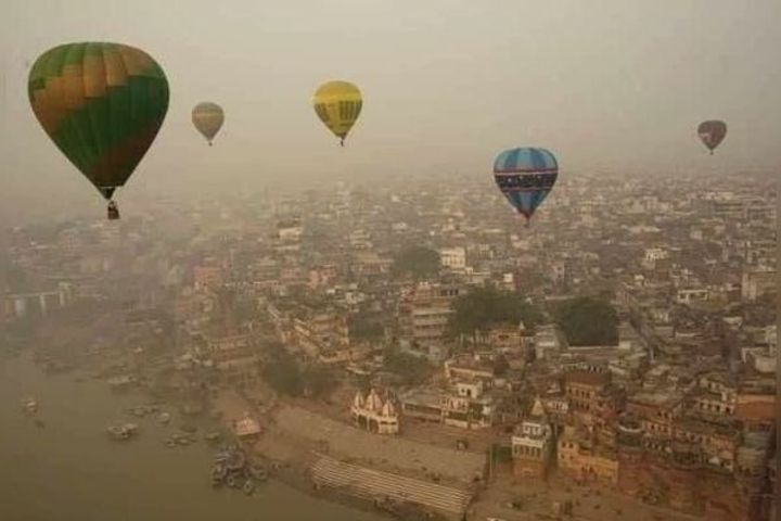 hot air balloon show