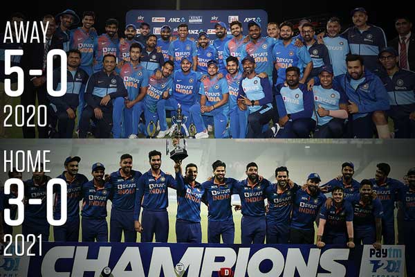 India Are The First Team To Clean Sweep New Zealand Home And Away In T20Is