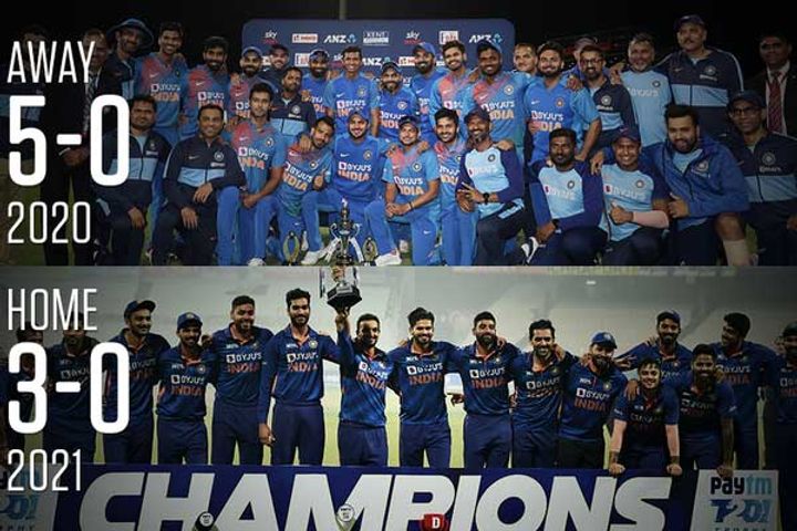 India Are The First Team To Clean Sweep New Zealand Home And Away In T20Is