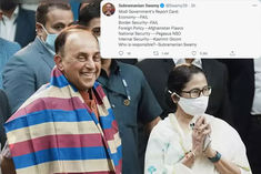 BJP leader Subramanian Swamy attacked the central government after meeting West Bengal Chief Ministe