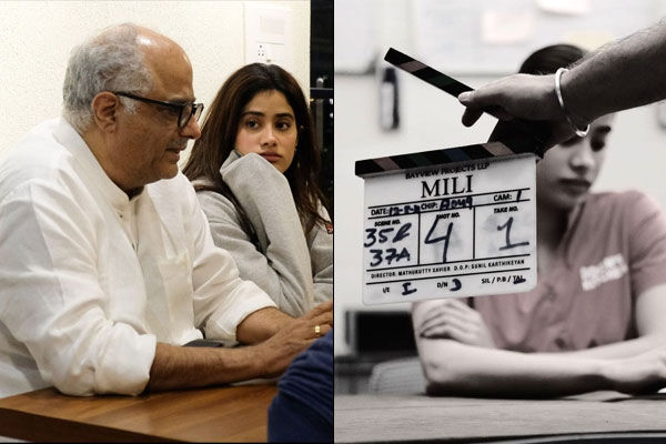 Janhvi Kapoor wraps up shooting of 'Mili' with father Boney Kapoor
