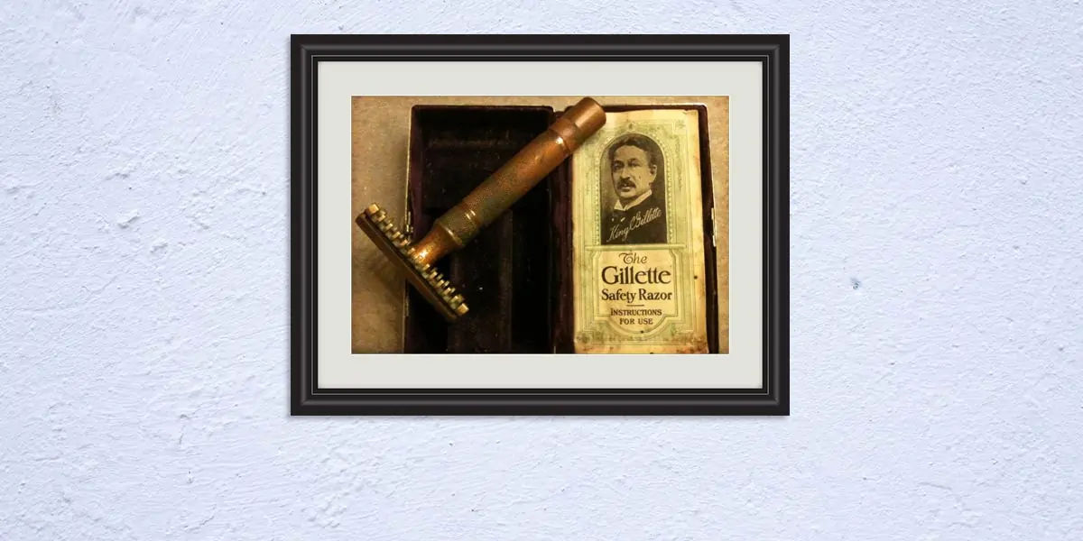 Gillette, Gillette blades, first Gillette blades, Gillette blade