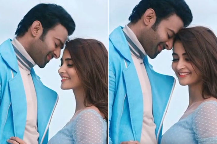 teaser of prabhas and pooja hegdes romantic song aashiqui aa gayi released