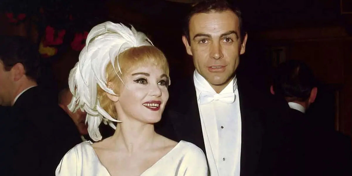 sean connery, sean connery wife, Diane Cilento, james bond, sean connery wedding