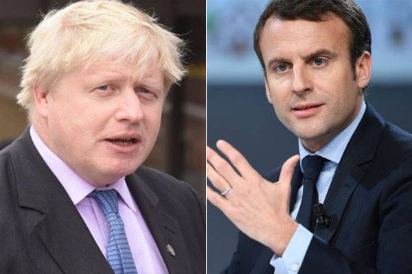 French President Emmanuel Macron in a private conversation called British Prime Minister Boris Johns