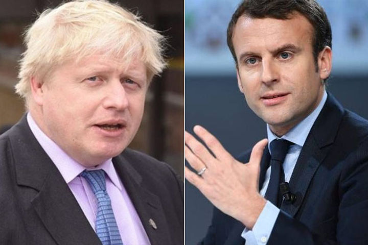 French President Emmanuel Macron in a private conversation called British Prime Minister Boris Johns