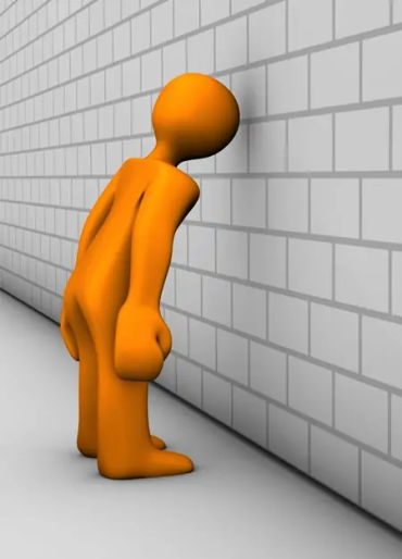 bang head on wall, wall banging 