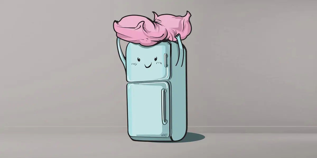 may 29, put pillow on fridge, pillow on fridge 