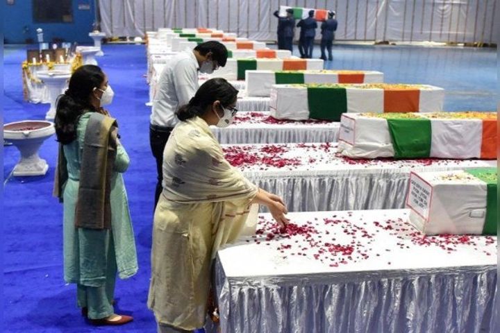 13 people including cds rawat and his wife will be cremated today