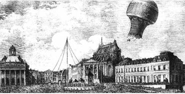 hot air balloon, first hot air balloon
