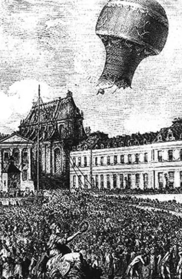 hot air balloon, first hot air balloon