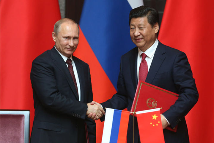 Meeting between Russian President Vladimir Putin and Chinas Xi Jinping today
