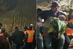 one and a half year old girl fell in 80 feet deep borewell police and army saved her life