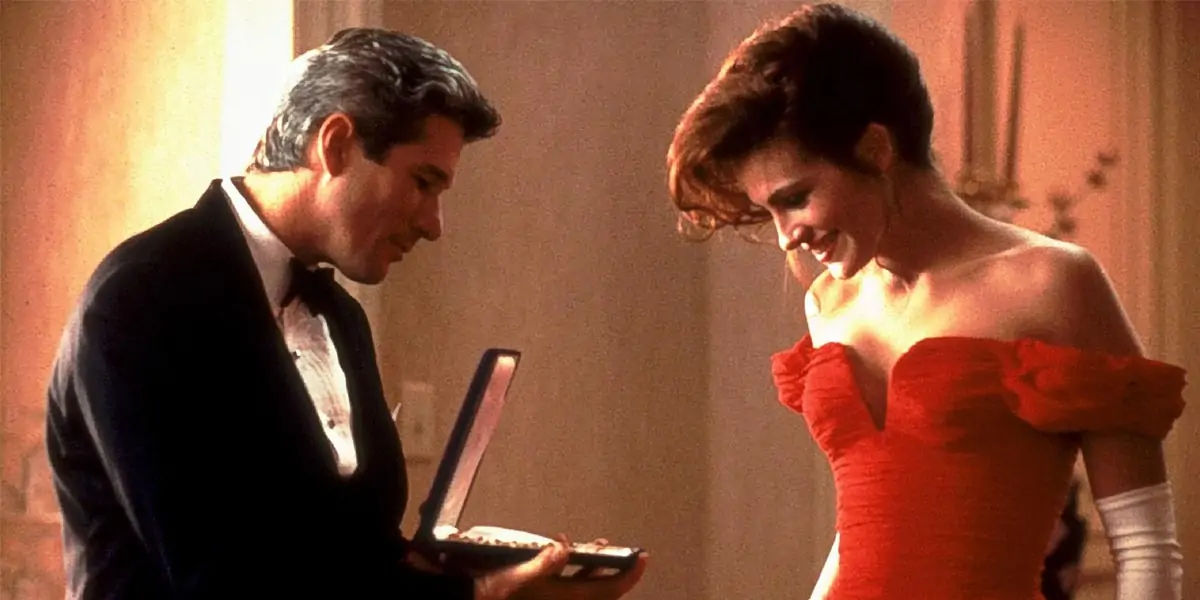 pretty women, julia roberts, pretty women improvised scene, julia roberts pretty women