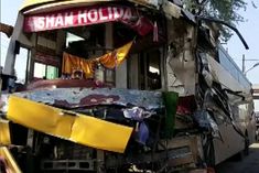 Five killed and eight injured after three tourist buses going from Katra to Delhi collided in Ambala